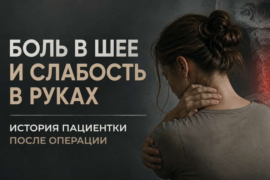 Когда боль в шее требует внимания: реальный клинический случай 
